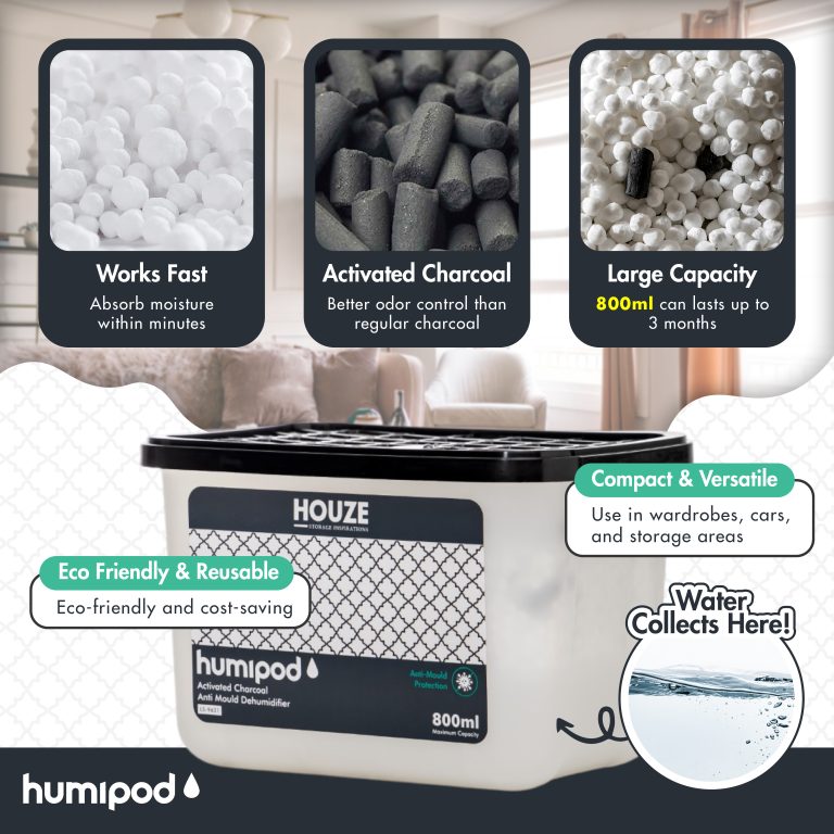 Humipod Activated Charcoal Dehumidifier (800ml)-02