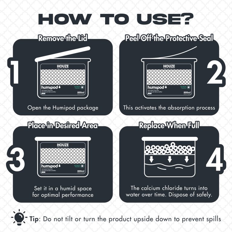 Humipod Activated Charcoal Dehumidifier (800ml)-03